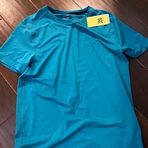 All In Motion tshirt. Size small. Color: turquoise.